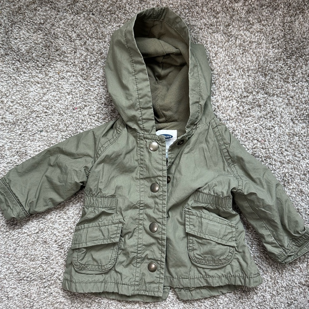 3-6M Old Navy Olive Green Jacket